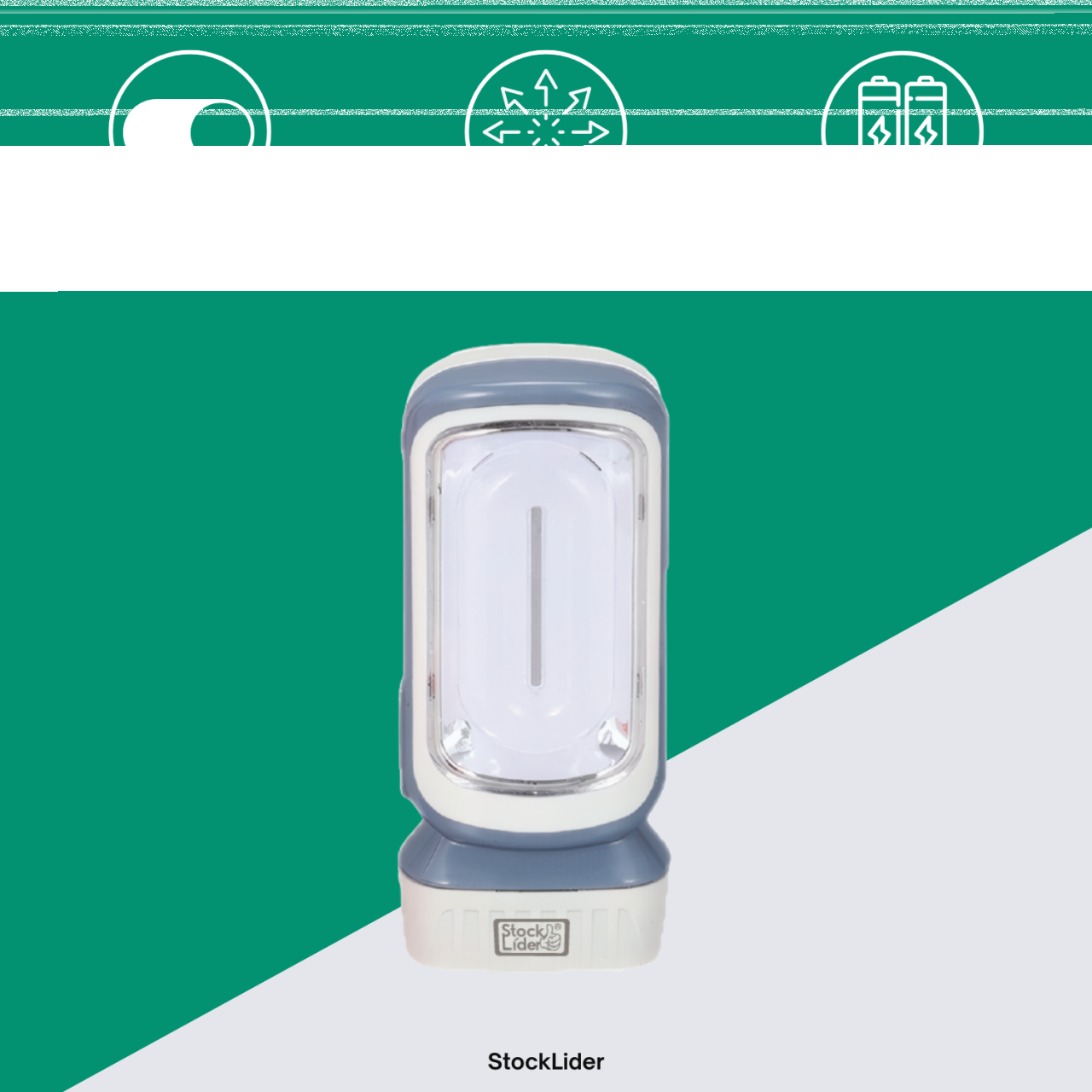 Linterna led doble 5w 500lm